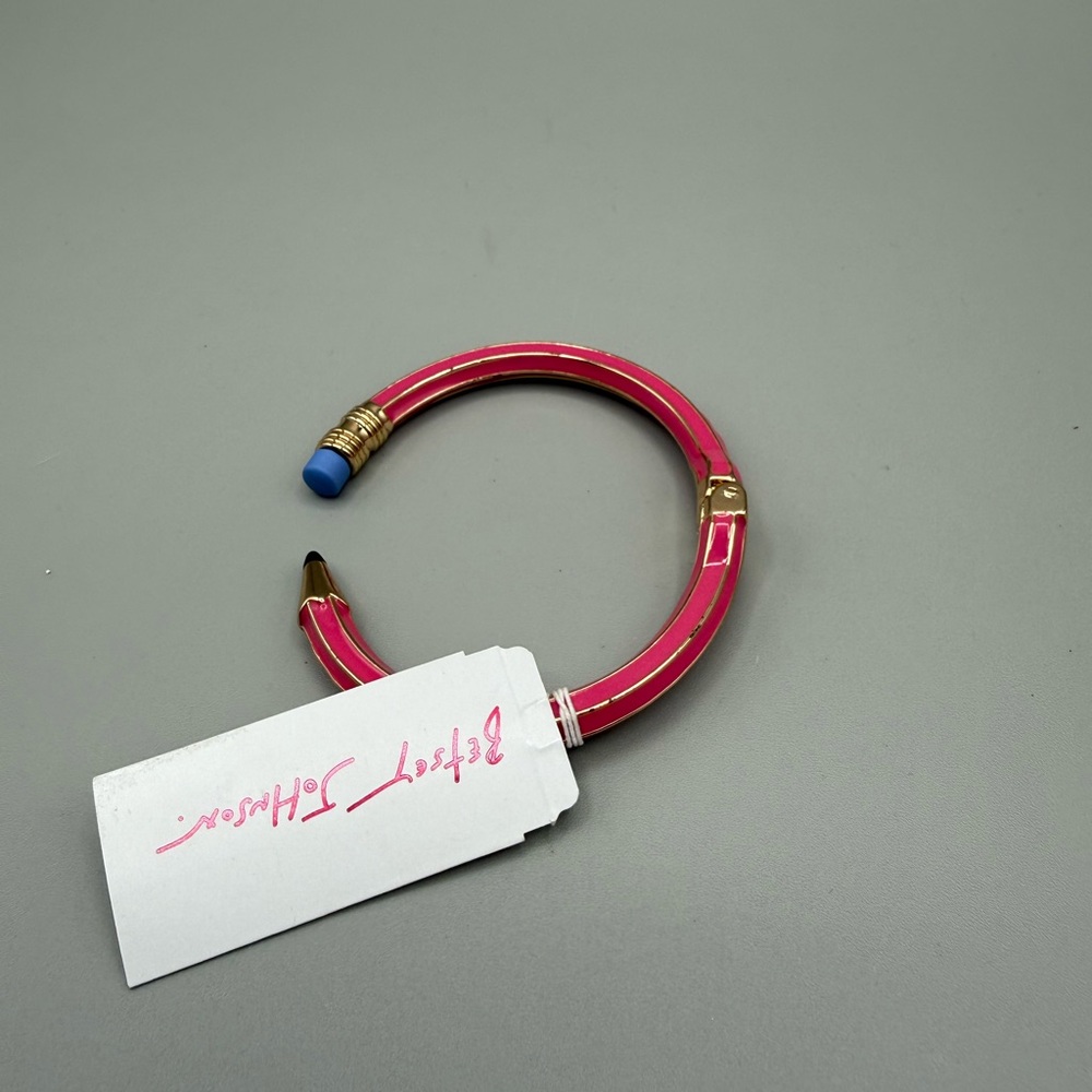 Betsey Johnson pencil hinge cuff